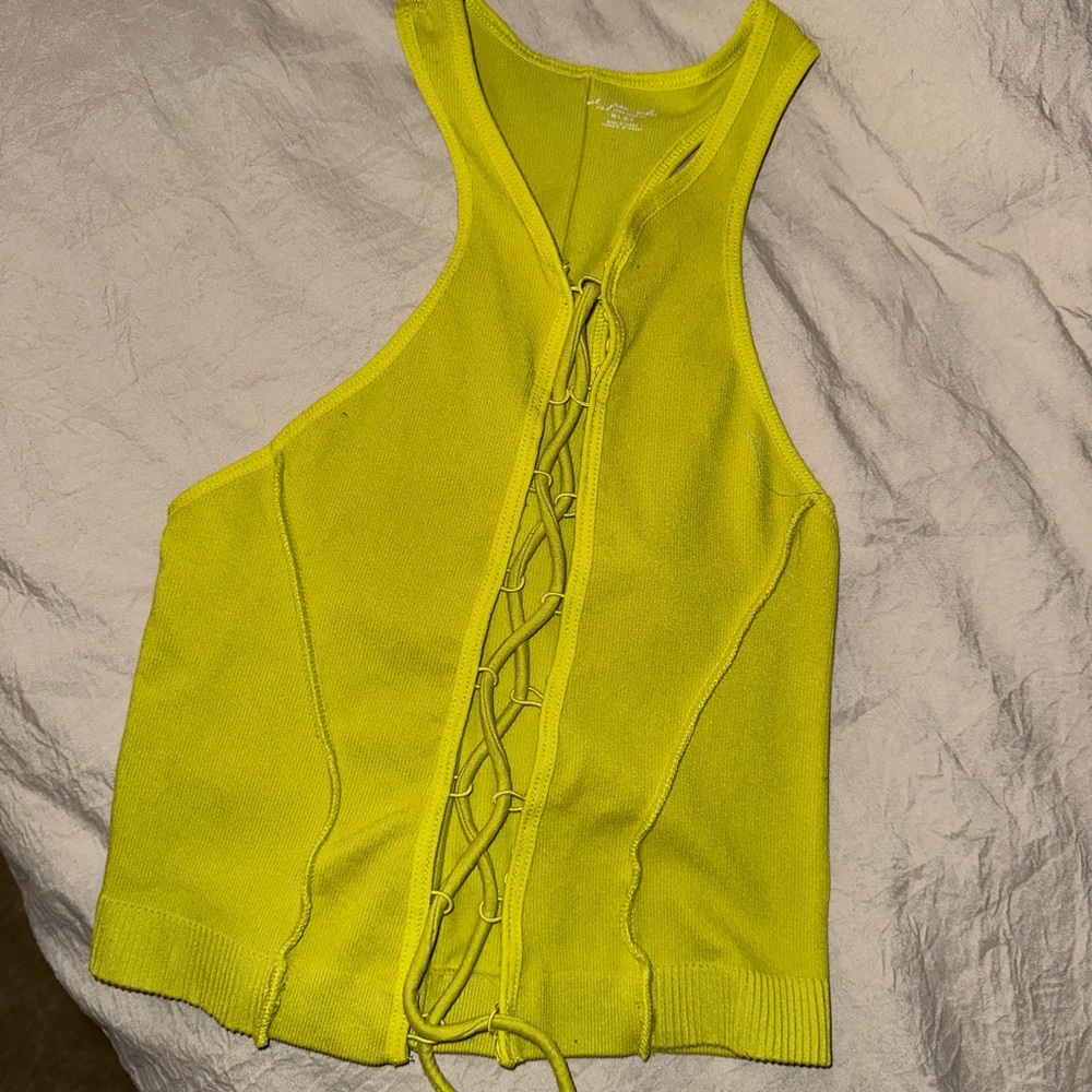 Top from Urban Outfitters. Purchased in Los Angeles store.